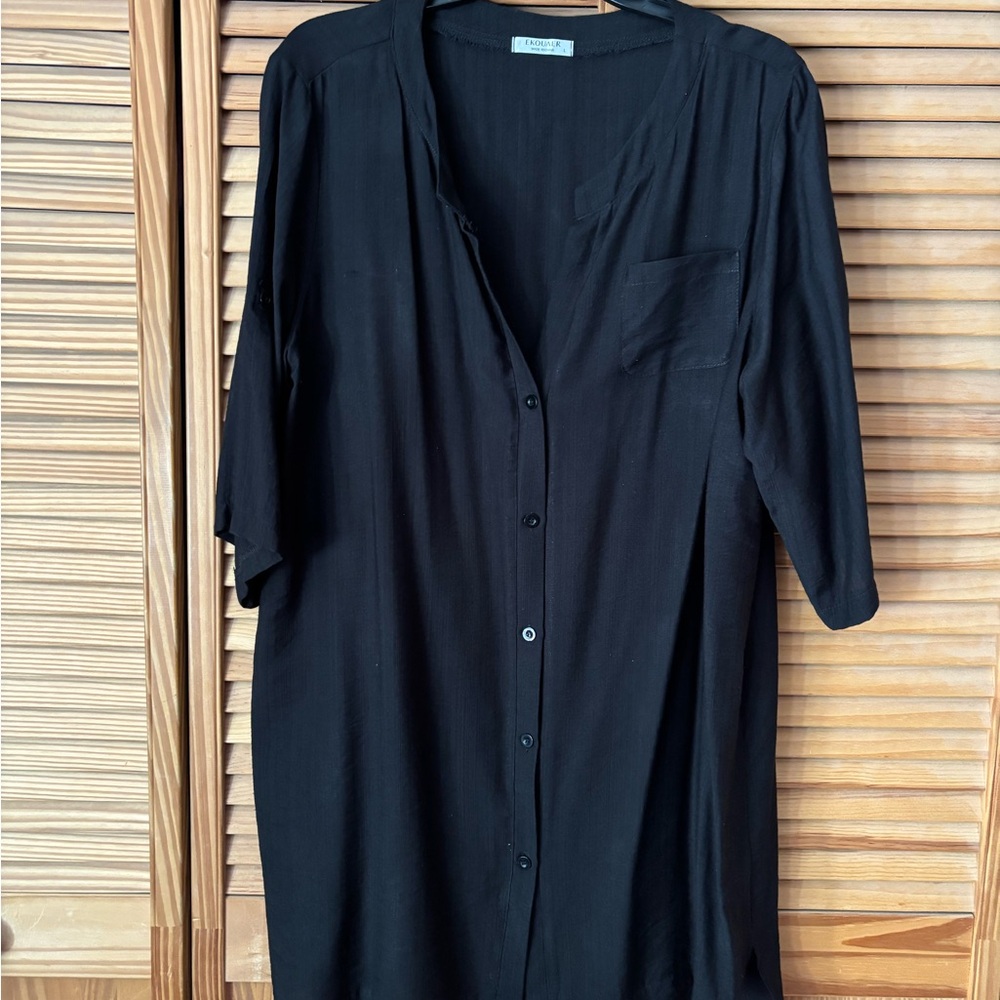 Black Button Down Shirt